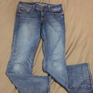 Kick boot super stretch American Eagle jeans